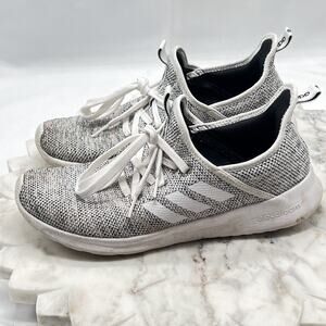 2017 Adidas Women's Cloudfoam Black / White Running Gym Shoes Size 8 ( 2259233)
